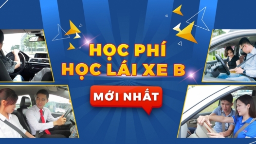 Học và thi bằng lái xe B bao nhiêu tiền theo luật hiện hành? 