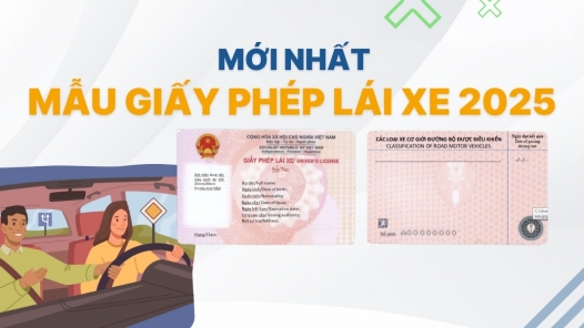 [MỚI NHẤT] Mẫu giấy phép lái xe mới khi Bộ Công an cấp 2025