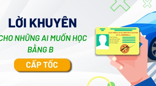 [PHẢI BIẾT] 3 lời khuyên bổ ích nếu muốn học bằng lái xe B cấp tốc
