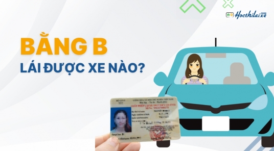 Bằng lái xe B lái được xe gì? Cập nhật mới nhất 2026