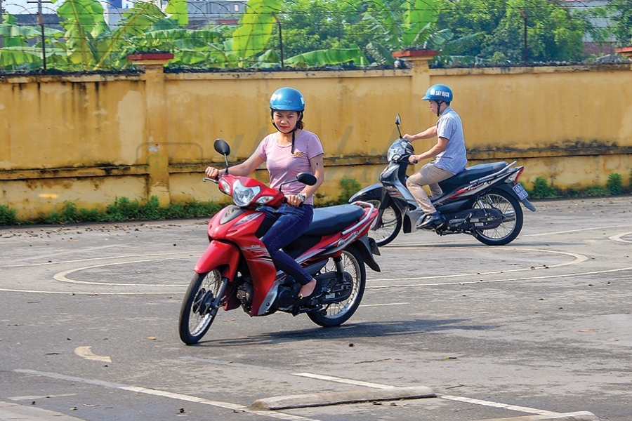 Đề thi thực hành cho bằng lái A, A1 năm 2025 Ảnh: Sưu tầm