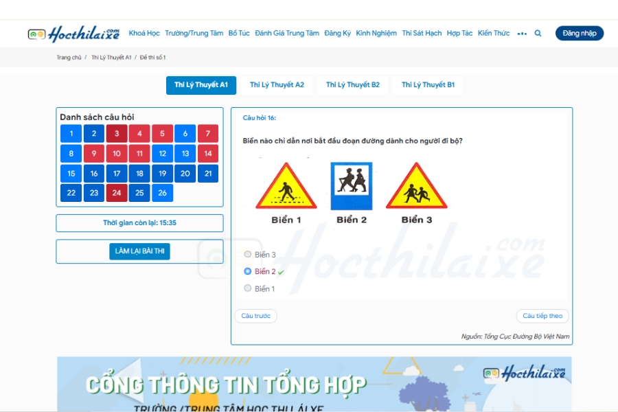 Mẹo ghi nhớ luật giao thông đường bộ - hocthilaixe.com
