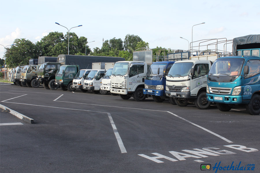 Dàn xe tải Trường dạy lái xe Hiệp Phát