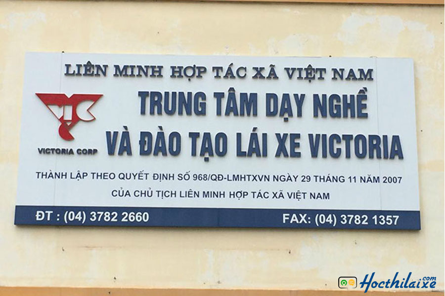 Trung Tâm Dạy Nghề Và Đào Tạo Lái Xe Victoria