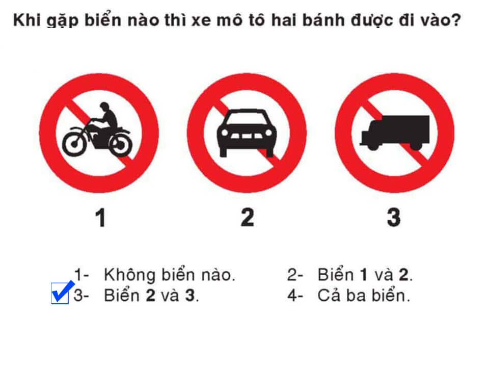 Câu 337 - Bộ 600 câu hỏi ôn thi giấy phép lái xe