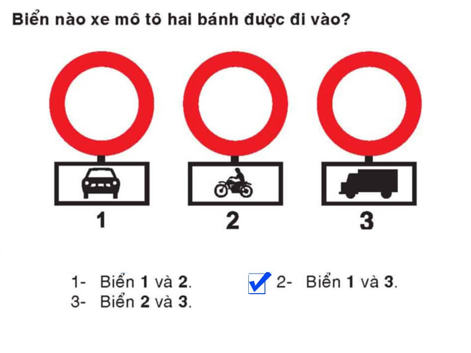 Câu 338 - Bộ 600 câu hỏi ôn thi giấy phép lái xe