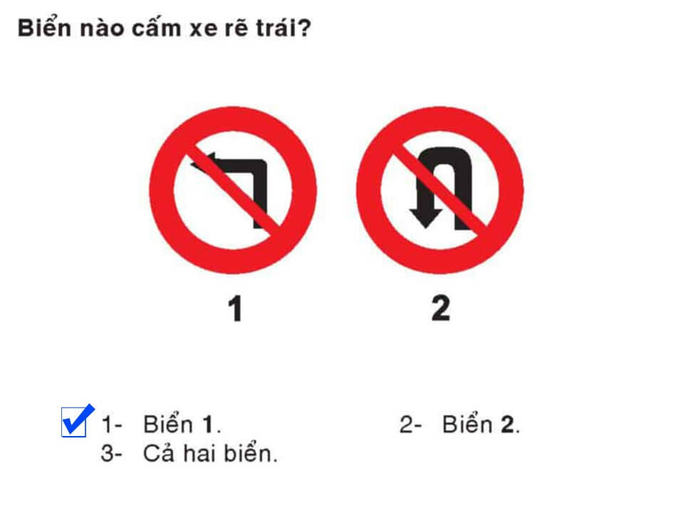 Câu 346 - Bộ 600 câu hỏi ôn thi giấy phép lái xe