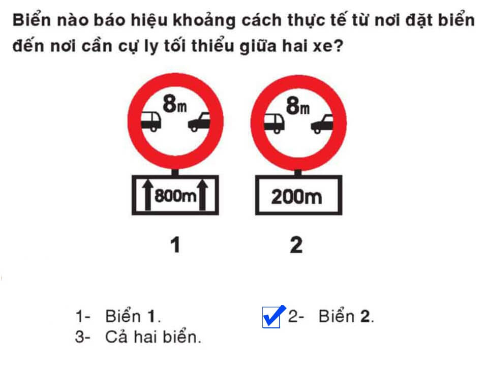 Câu 360 - Bộ 600 câu hỏi ôn thi giấy phép lái xe