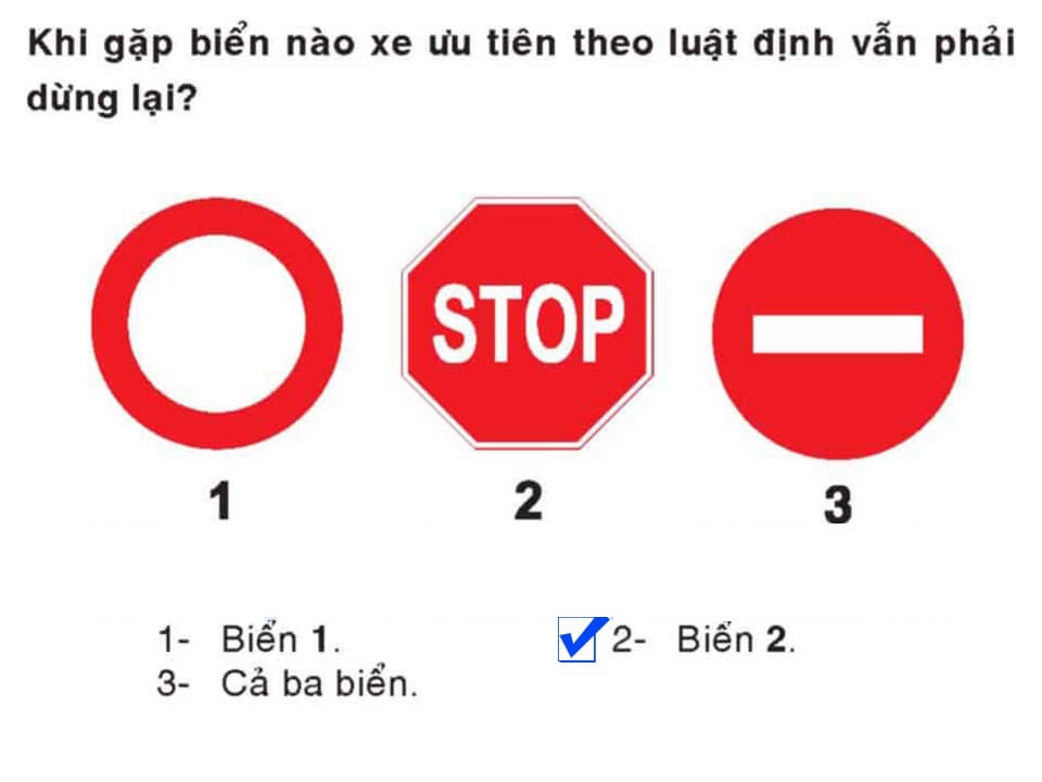 Câu 362 - Bộ 600 câu hỏi ôn thi giấy phép lái xe