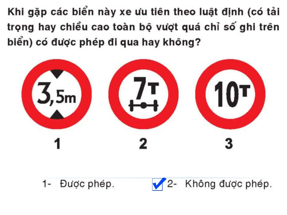 Câu 378 - Bộ 600 câu hỏi ôn thi giấy phép lái xe