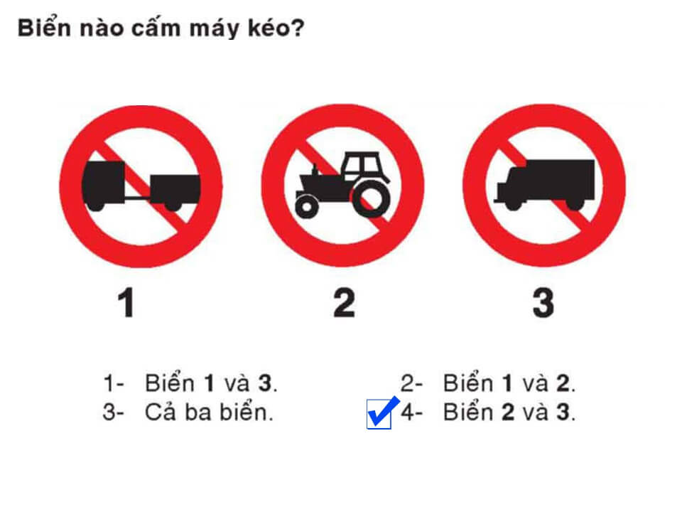 Câu 386 - Bộ 600 câu hỏi ôn thi giấy phép lái xe