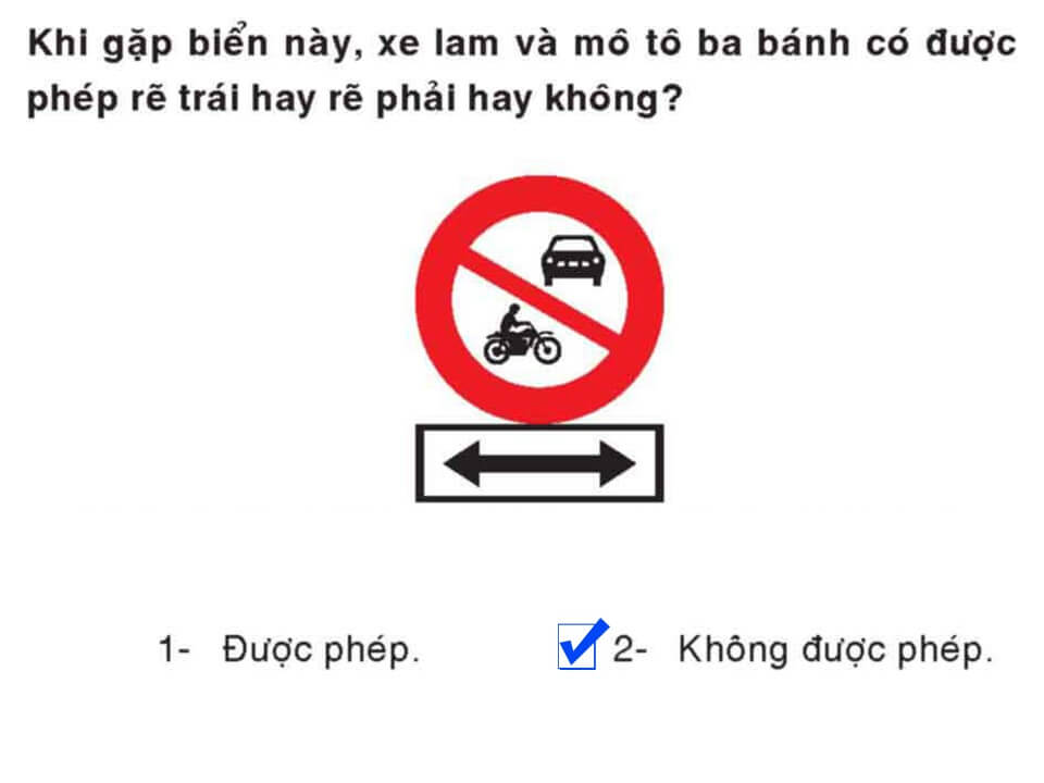 Câu 387 - Bộ 600 câu hỏi ôn thi giấy phép lái xe