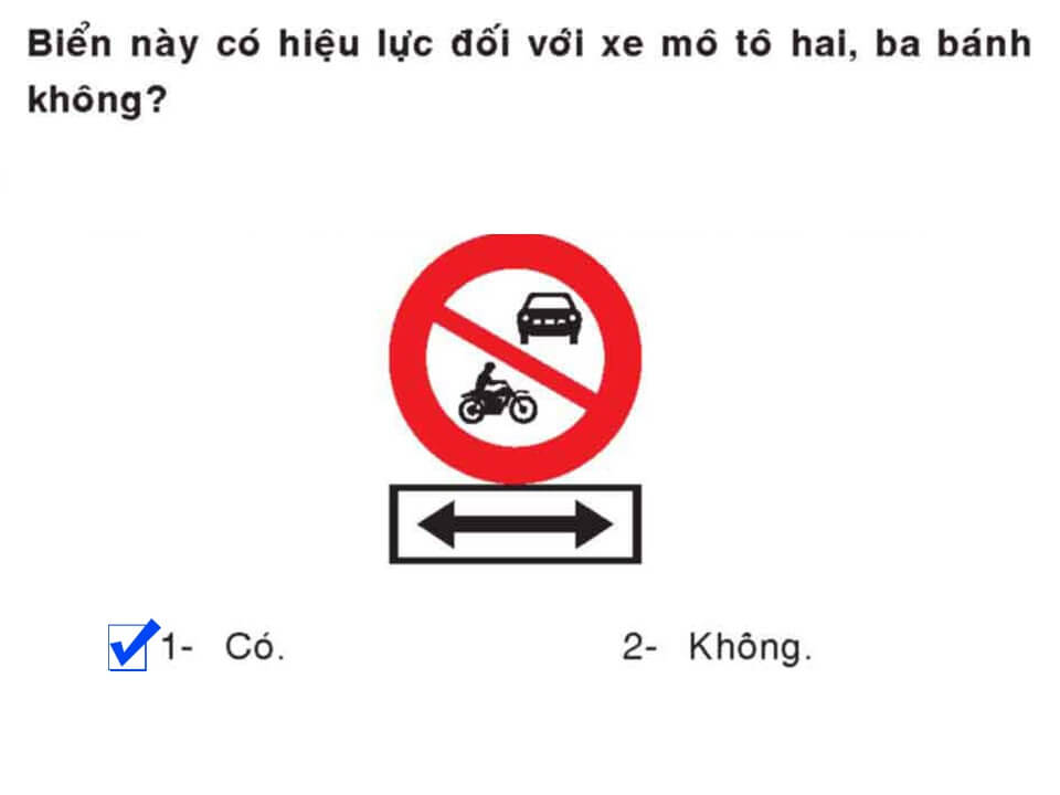 Câu 388 - Bộ 600 câu hỏi ôn thi giấy phép lái xe