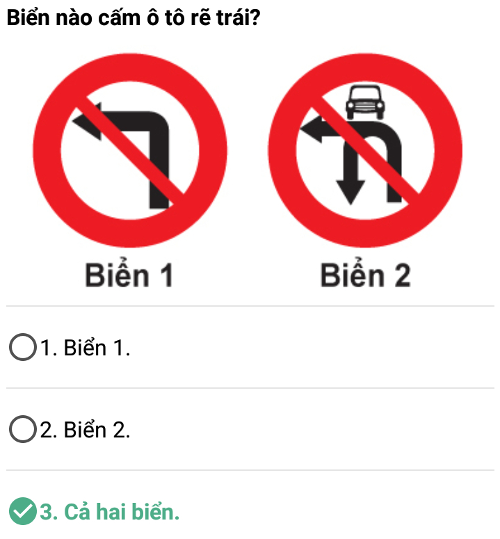 Câu 348 - Bộ 600 câu hỏi ôn thi giấy phép lái xe