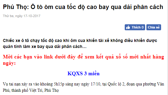 ôm cua tốc độ cao bay qua dải phân cách