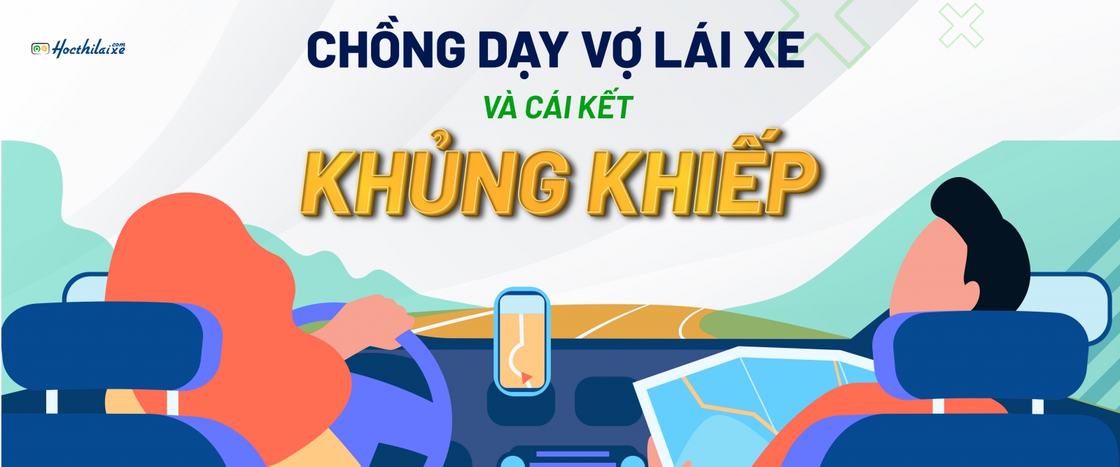 Chồng dạy vợ lái xe ô tô hạng B1 và cái kết đắng lòng