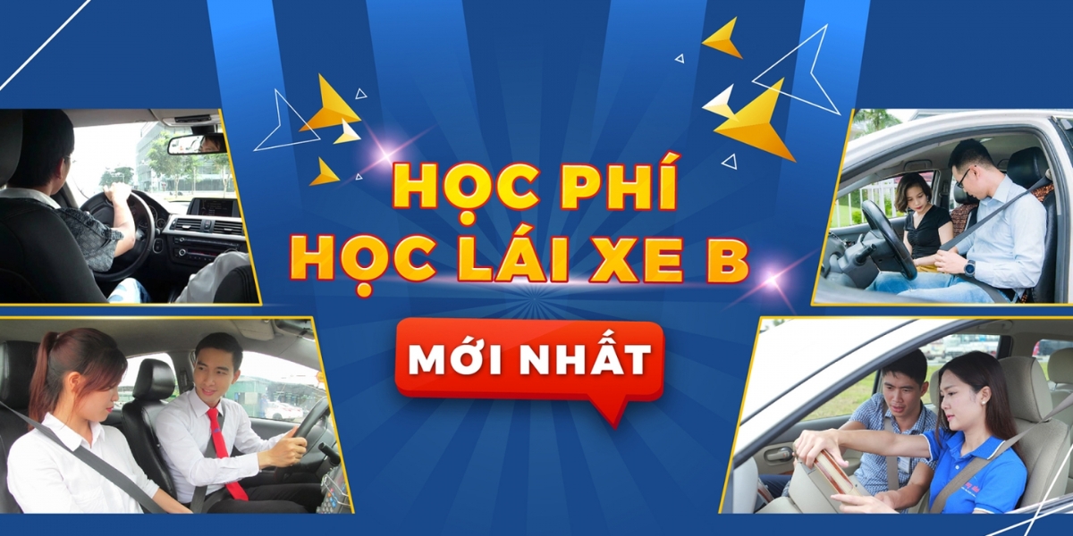Học và thi bằng lái xe B bao nhiêu tiền theo luật hiện hành? 