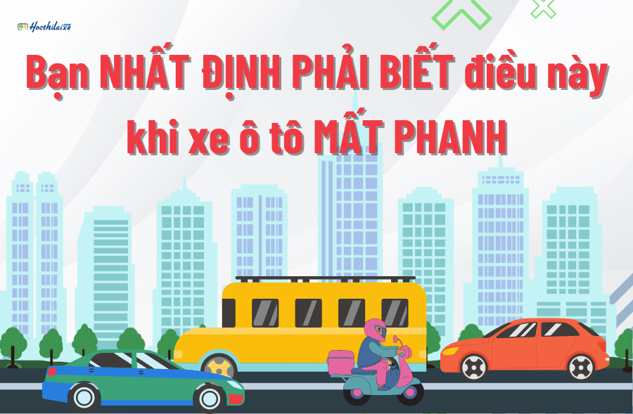 Bạn NHẤT ĐỊNH PHẢI BIẾT điều này khi xe ô tô MẤT PHANH