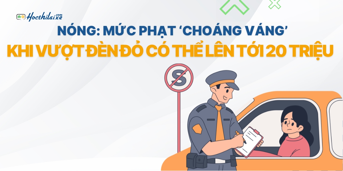 Nóng: Mức phạt ‘choáng váng’ khi vượt đèn đỏ có thể lên tới 20 triệu