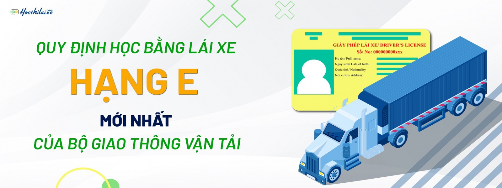 Điều kiện học bằng lái xe hạng E theo quy định hiện hành là gì? 