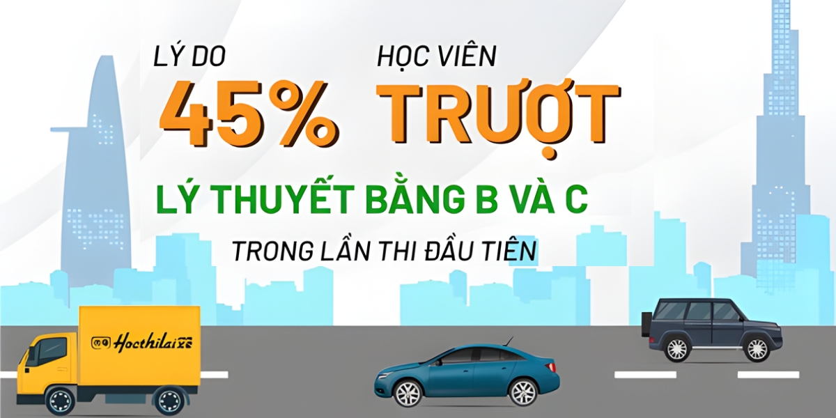 Tại sao 45% thi rớt lý thuyết bằng lái xe ô tô trong lần đầu tiên